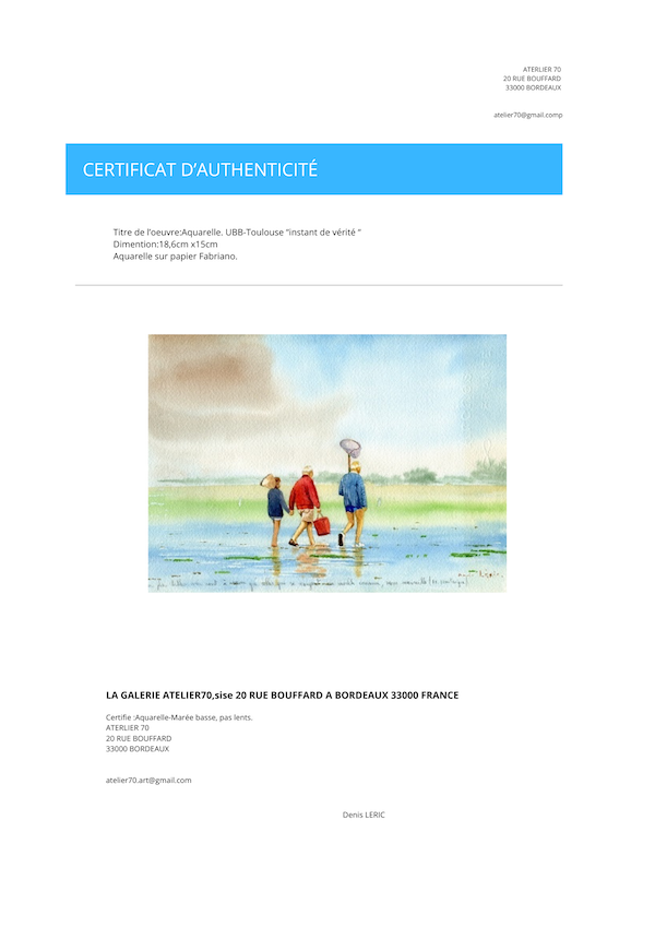 Marée basse, pas lents