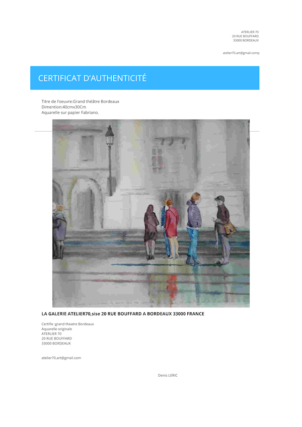 Sortie du grand theatre