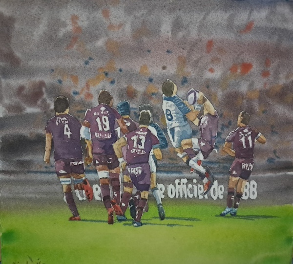 Aquarelle originale UBB