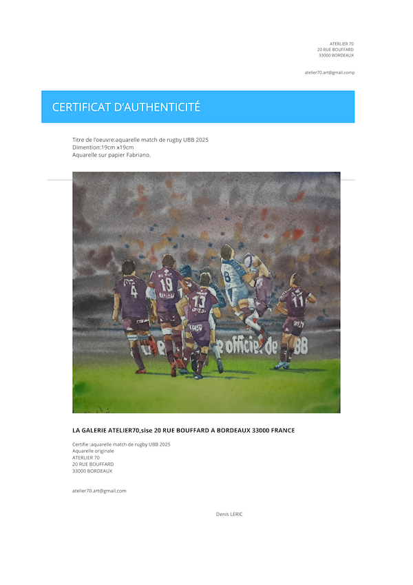 Match de rugby UBB 2025