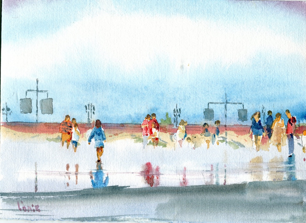 "Reflets d’été au Miroir d’eau"