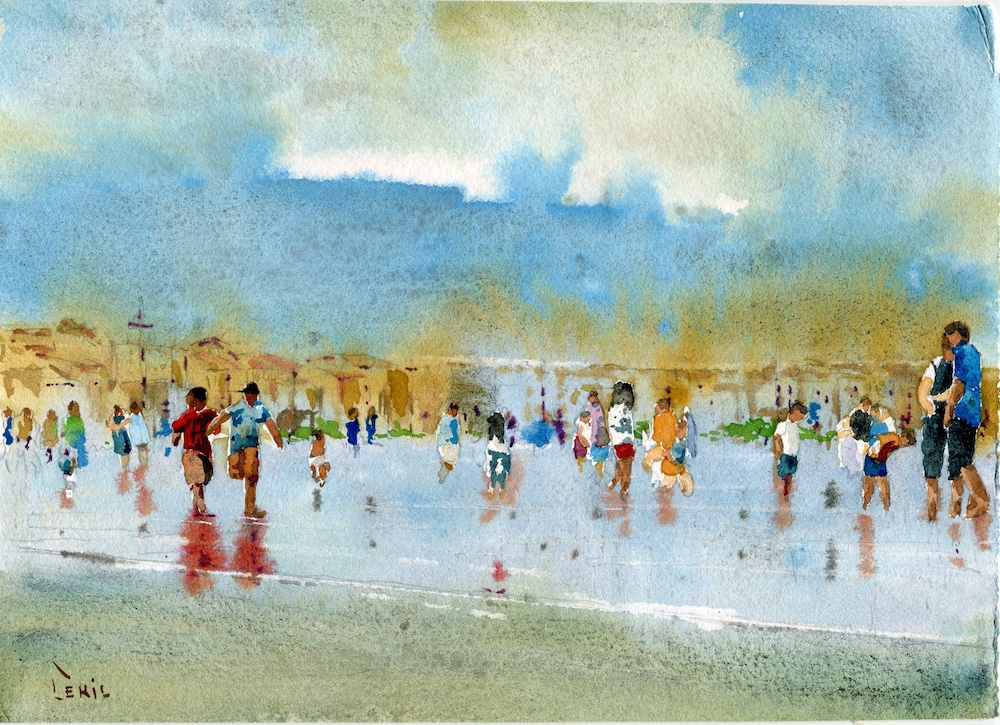 Aquarelle miroir d'eauxjpg