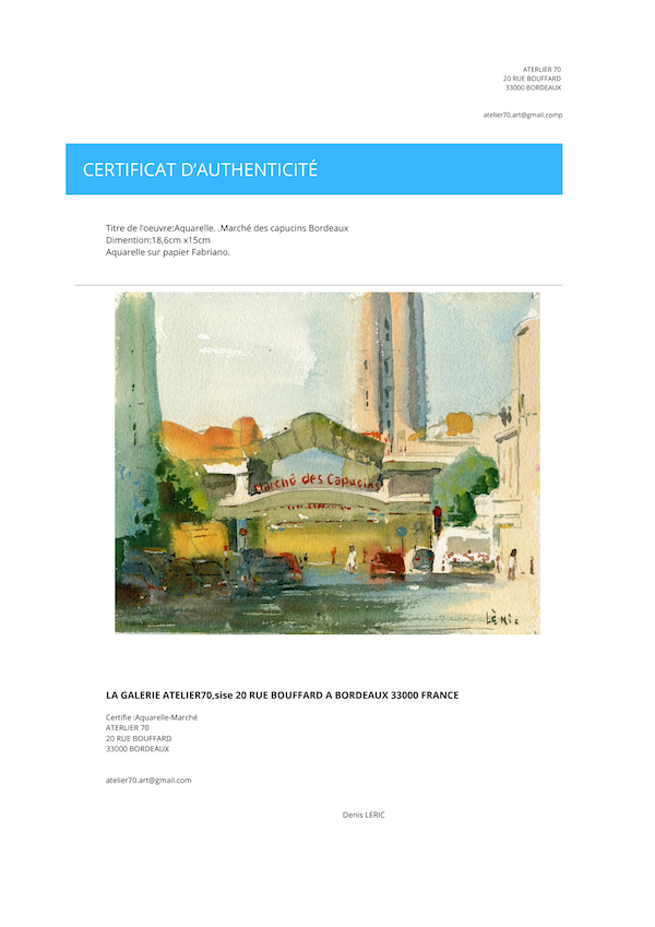 Marché des capucins Bordeaux