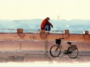 « La Halte du Pêcheur : Contemplation à Essaouira »