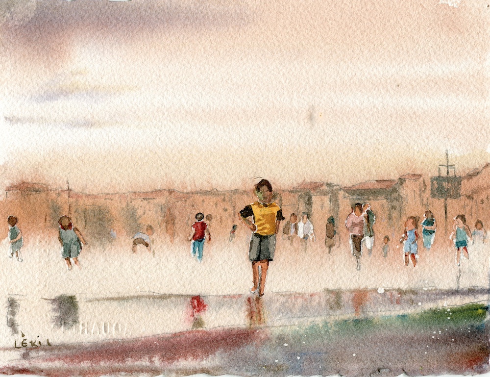 L'Instant Suspendu au Miroir d'Eau