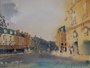 Lumière d’après-midi sur la Place Gambetta