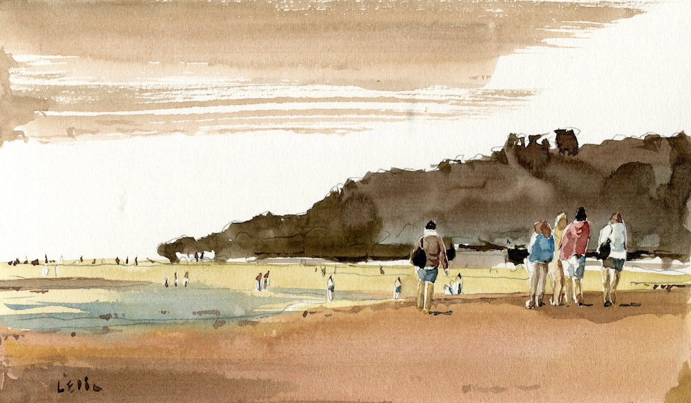 « Marée basse au regard partagé »