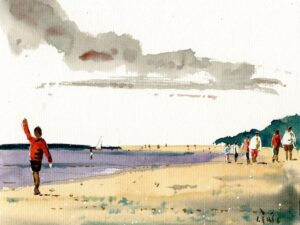 « Marée douce au Moulleau »