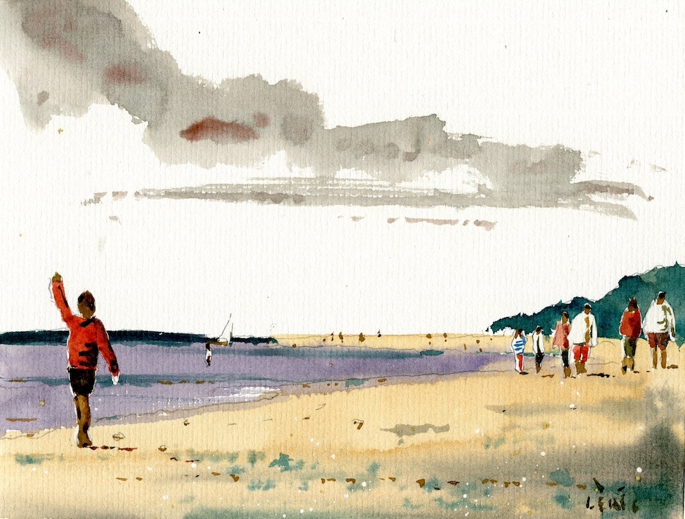 « Marée douce au Moulleau »