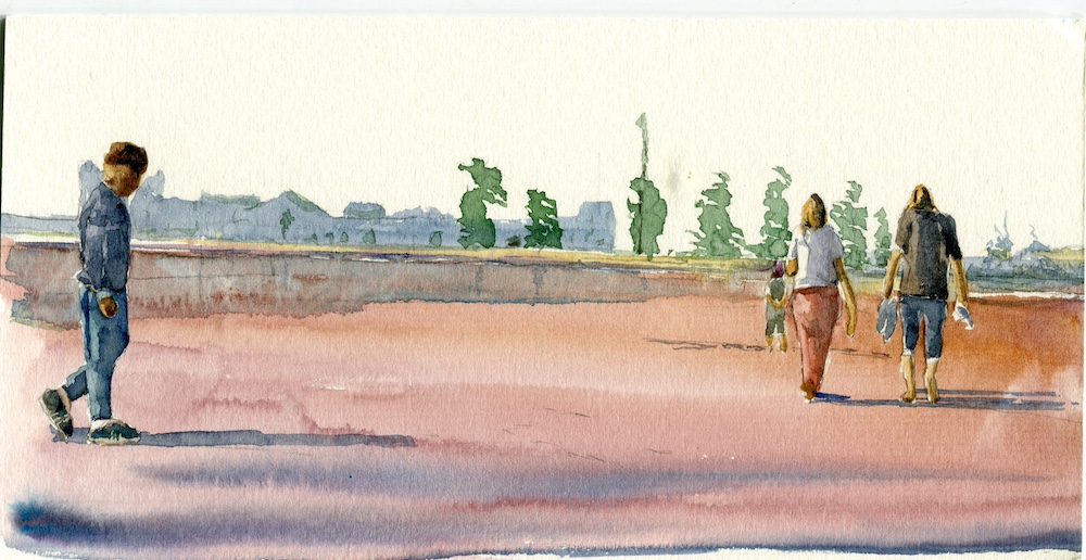 Promenade silencieuse sur la plage d’Essaouira