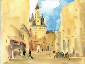 Lumière d&rsquo;Or sur la Porte Cailhau