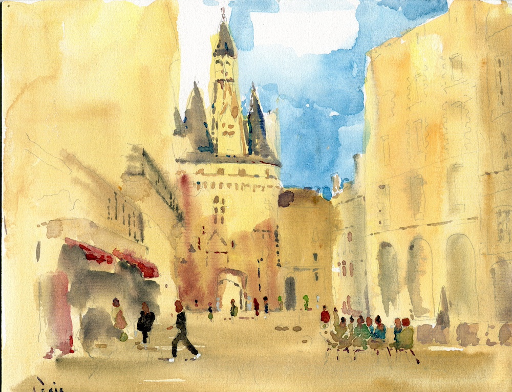 Lumière d'Or sur la Porte Cailhau