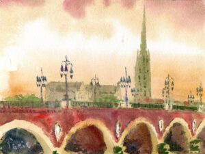 Aquarlle de Bordeaux »Les Arches de Garance »