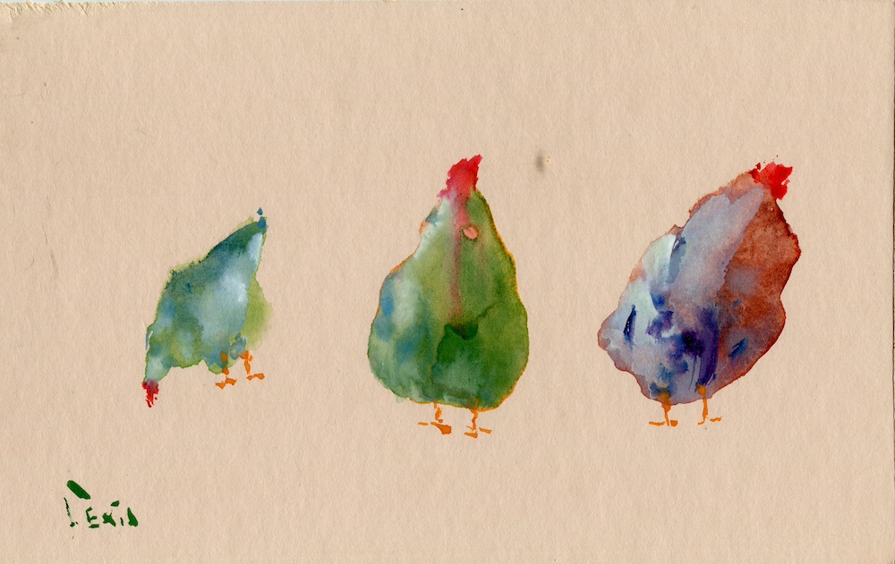 "Les Trois poules "