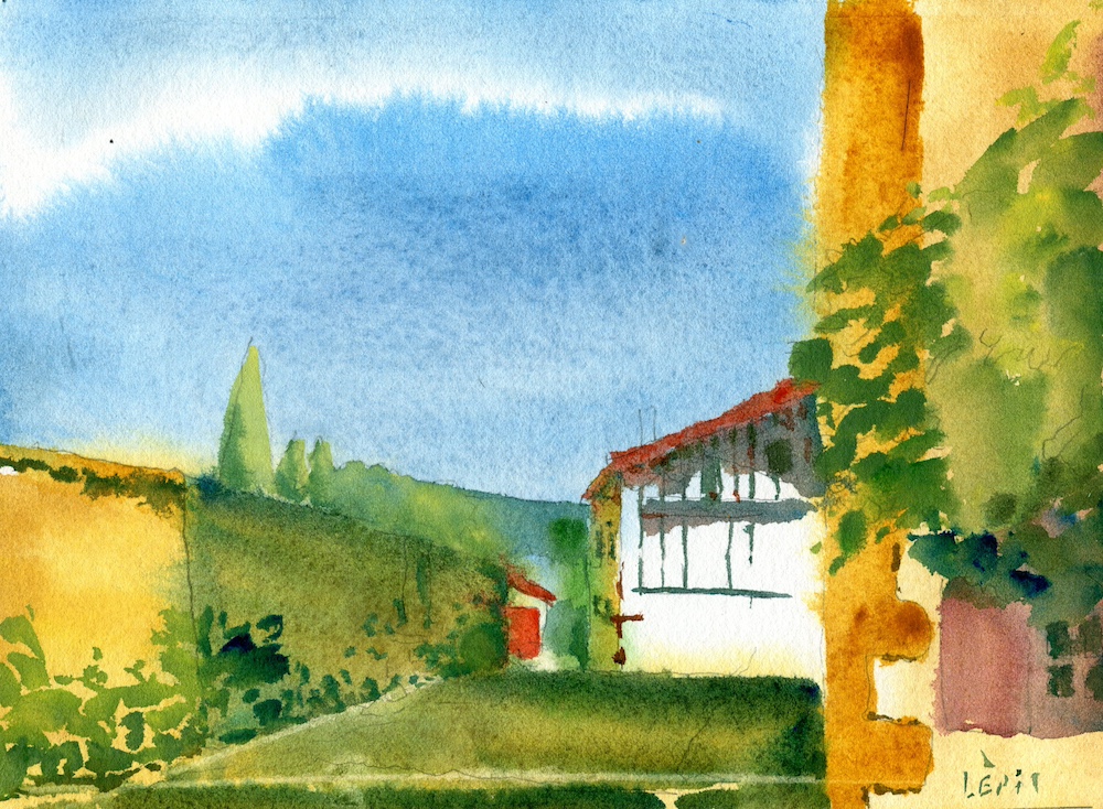 Lumière Douce sur les Toits Basques